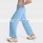 Women Drawstring Jogger Pants High Waist Sunscreen UV 50 wholesale Sweatpants With Pockets Straight Loose Wide Women Jogger Pant