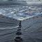HDPE geomembrane liner, 8 meters wide, 210 meters long, and 1.0mm thick