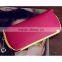 Stock Wholesale 7Colors Available Lichi PU Leather Snap Lock Chinese Style Wallet Women