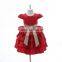 Factory in stock latest design flower girl dress girls party dress designer one piece party dress