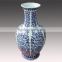 Western style blue and white floor antique vase for home display