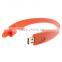 Custom bracelet usb flash memory 8gb 16gb