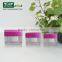 2015 China Manufacture Square Plastic Acrylic Cream Jar with Black Cap
