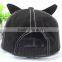 Cute Animal Cat Head Embroideried Unisex Kids Cap Flat Brim