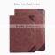 With stand up function and cards slots phone pu & genuine leather cover for ipad/mini