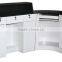 MDF aluminum barber shop cash payment counter checking out desk receiption counter