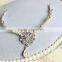 JOFO Handmade Crystal Pendant Hair Jewelry Wedding Hair Accessories Bridal Head Jewelry Headpiece Headwear For Women