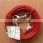 6X7+IWS 2.38mm/4.0mm PVC coating Steel Cable