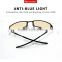 ultra light rectangle with PC lens glasses anti radiation eyeglasses anti blue light glasses