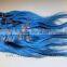 wholesale cheap price 100% human indian hair blue clip in hair extension