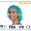 disposalbe spp polypropylene bouffant cap Nurse Cap mob cap ,CE& ISO13485