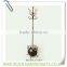 LC-84570 Simply wrought iron metal home floor stand clothes hanger rack