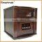 lifesmart wooden electric room heater