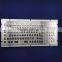 Custom metal keys keyboard with function keys and numeric keys