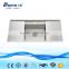 Malaysia handmade painted stainless steel kitchen sink with drainboard                        
                                                                                Supplier's Choice