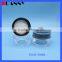 High Quality Black Cap Bottles Cosmetic Jar Acrylic Cosmetic Bottles