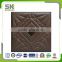 TV Wall Furnishings Emboss PU Artificial Leather 3D Wall Panel