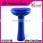 Low price Hotel Porcelain Bathroom 20"Pedestal Basin Dark Blue