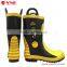 YSE CE EN Rubber Firefighter Rain Boots with Factory price