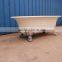 elegant freesanding cast iron bath tub with imperial clawfoot 60'