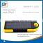 5000mah mini solar phone and laptop power bank Waterproof solar cell power bank