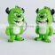 Wholesale Cartoon Monsters LED light flash keychain with sound