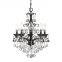 american restaurant lobby oil rub bronze lighting three floors classical crystal chandelier