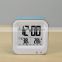 rechargeable digital weather station clock, digital themometer & hygrometer with calendar clock
