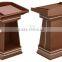 Good quality hotel wooden pulpit, hotel podium, hotel rostrum
