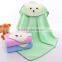 80x80cm cartoon baby hooded towel bear