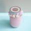 Sprayed colored mason candle with fragrance in white 12OZ sealed jar candle