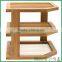 Fuboo Bamboo 3-Tier corner shelf dish bowl storage                        
                                                Quality Choice