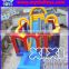 2016 Popular inflatable water slide with bouncer