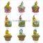 Resin Rooster with Lucky Coins Zodiac Charms