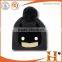 Factory price! cute knitted animal custom pom pom beanie