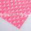 100% polyester warp knitting velvet brushed home textile fabric heart pattern velvet decoration fabric