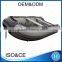 Aluminum floor pontoon boat 6-persons inflatable boat w/ completed boat accessories