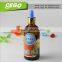 white silver cap glass dropper bottle with custom printing paper tube