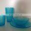 PS/acrylic 3pcs Dinnerware Set Bowl,cup&dish