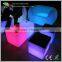 Portable garden decoration LED Cube Chair/LED Cube Furniture/Outdoor furniture