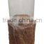 Restuarant/hotel decoration realistic artificial fake wood log