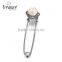 2015 new products New model with high quality pearl brooch rhinestone for wedding invitations