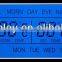 Blue led backlight digital postive lcd panel