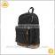 New recycle men black lightweight travel waterproof nylon backpack