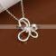 2015 Wholesale  express butterfly 925 silver pendant necklace
