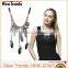 New arrival wholesale women costume jewelry ethnic feather tassel necklace