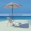 00 outdoor patio furniture beach leisure sun lounge chair with umbrella set YPS060
