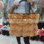 2016 Latest Genuine Leather Real Fox Fur Lady Shoulder Bags