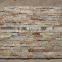 CE Passed Shinning Natural Split Rusty Quartzite Stacked Stone Culture Stone