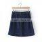 cheap china wholesale clothing two pockets front denim skirt